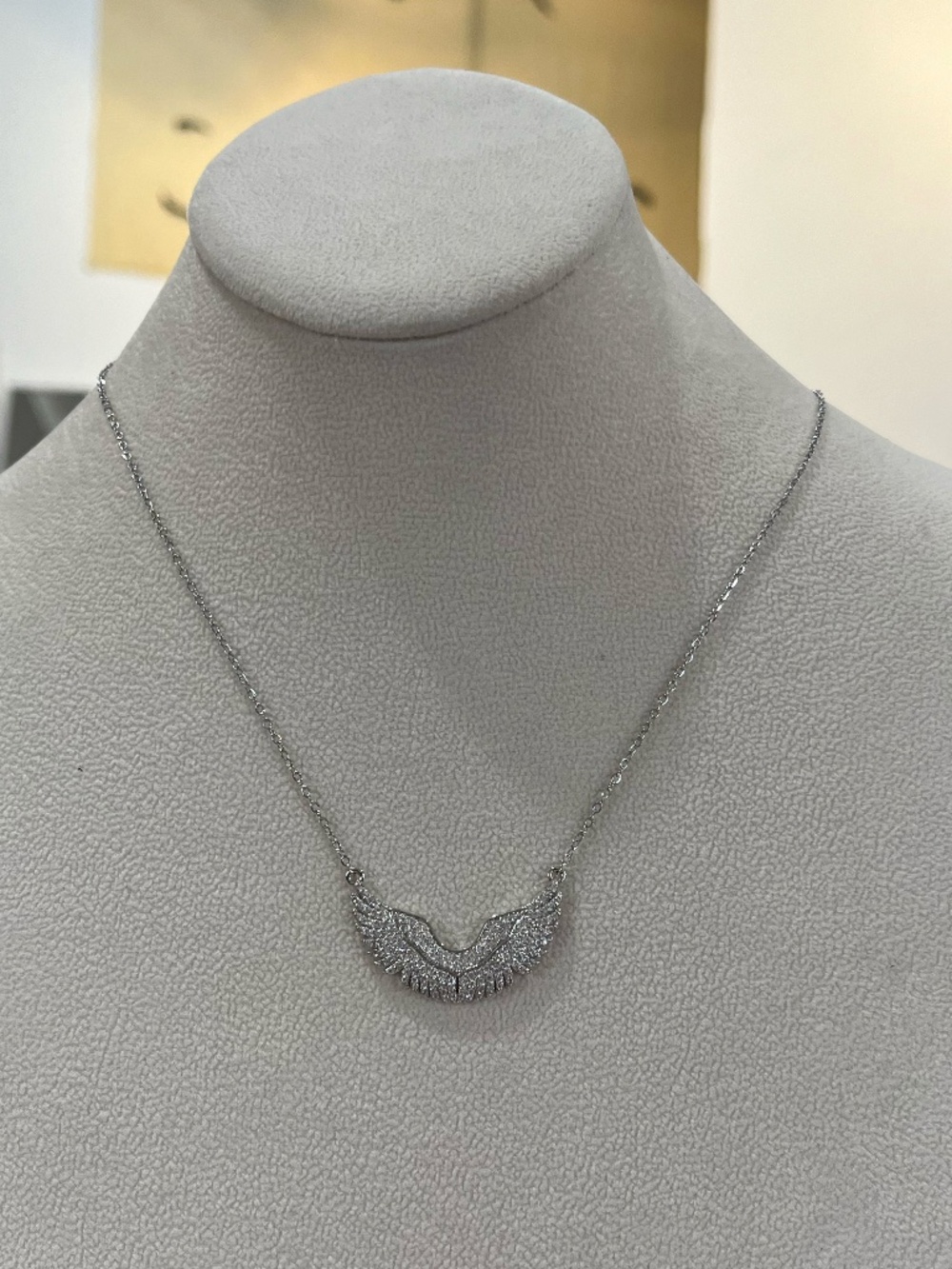 Sparkling Angel Wings Necklace